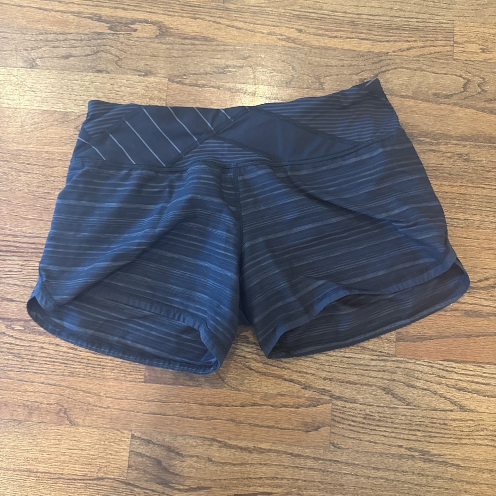 Lululemon Striped SpeedUp Shorts